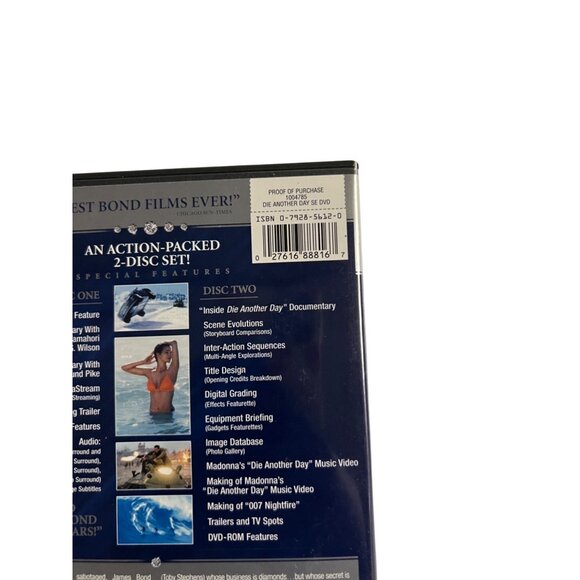 Die Another Day 2002 DVD Pierce Brosnan Halle Berry Action Thriller Pre-Owned - Picture 5 of 5